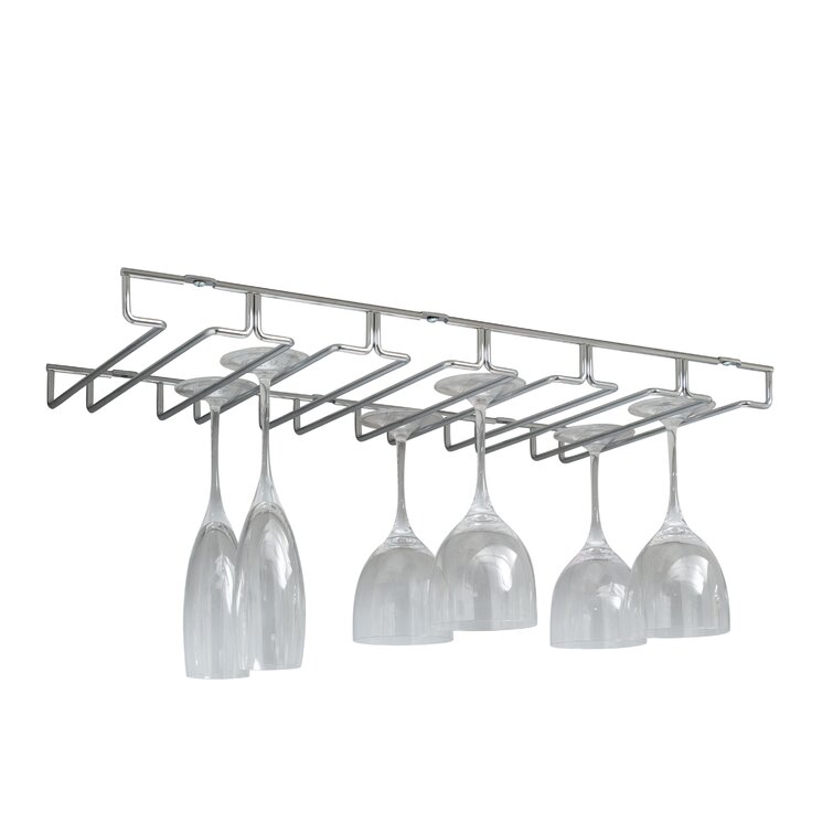 Winn hanging wine best sale glass rack rebrilliant finish